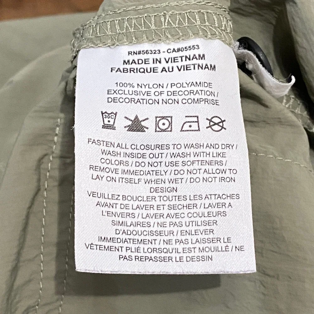 Nike Cargo Utility Pants Mens Large Sage Green Nylon Gorpcore Techwear Trousers
